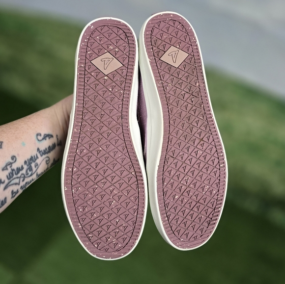 Sperry | Crest vibe chambray Lavender Slip-On woven linen Sneakers - Picture 15 of 16